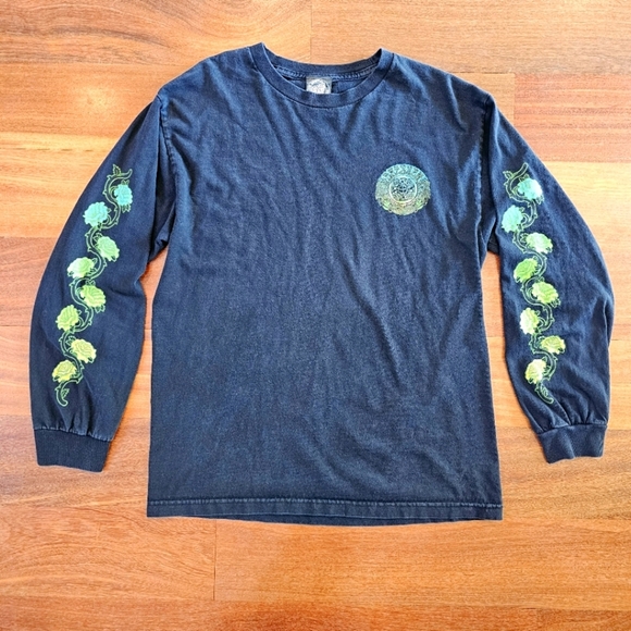 Santa Cruz Skate Alstyle Black Long Sleeve Tshirt Eric Dressen Roses Mens M - Picture 7 of 11